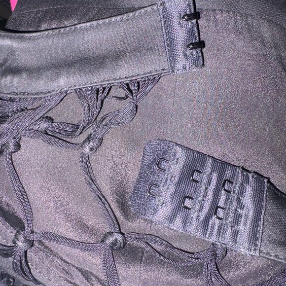 Black Nasty Gal Bustier with Tassels S - Picture 8 of 8